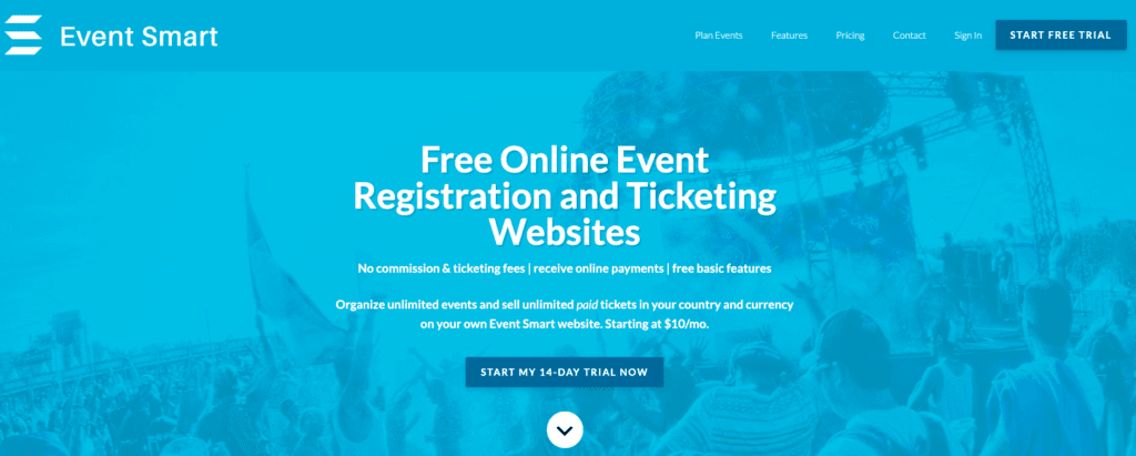 Siti per la registrazione agli eventi online: Event Smart.